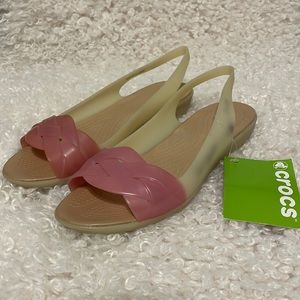 NWT Crocs Isabella Slingback Sandals
